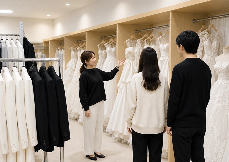 ウェディングフォトで着用する婚礼衣裳